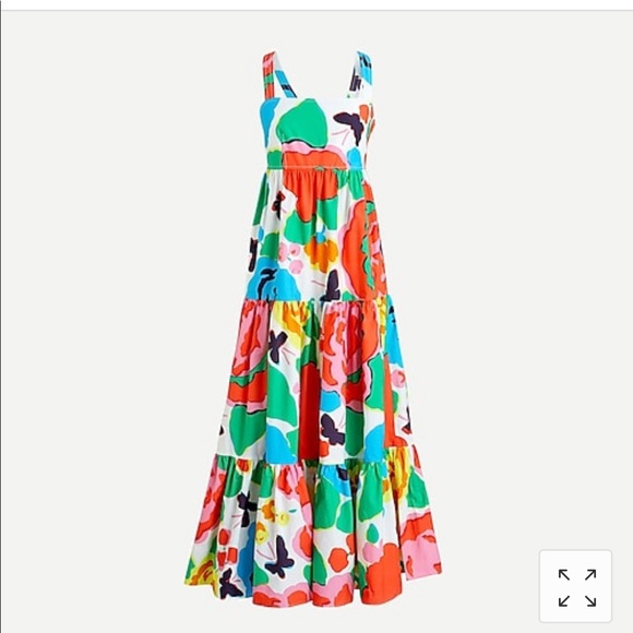 J. Crew Dresses & Skirts - NWT J. Crew Ratti Jardin Floral Maxi Dress Size 2